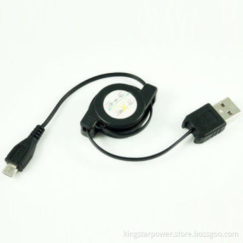 Retractable Micro USB Data Cable